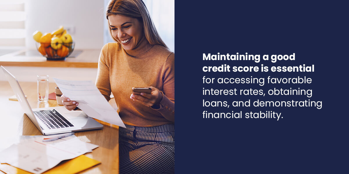 how to maintain good credit